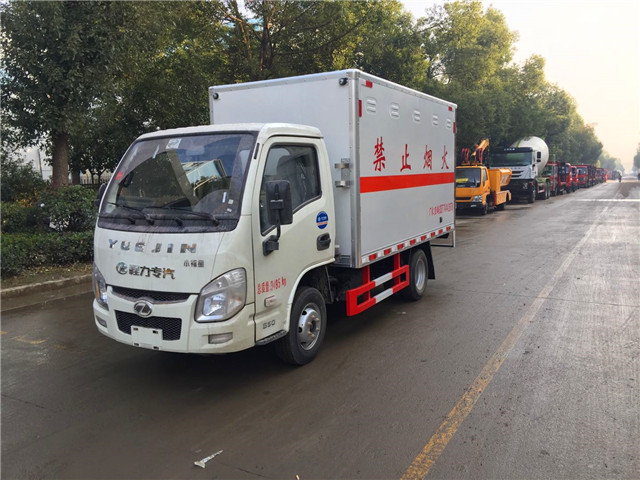 跃进煤气罐厢式运输车 跃进煤气罐厢式运输车